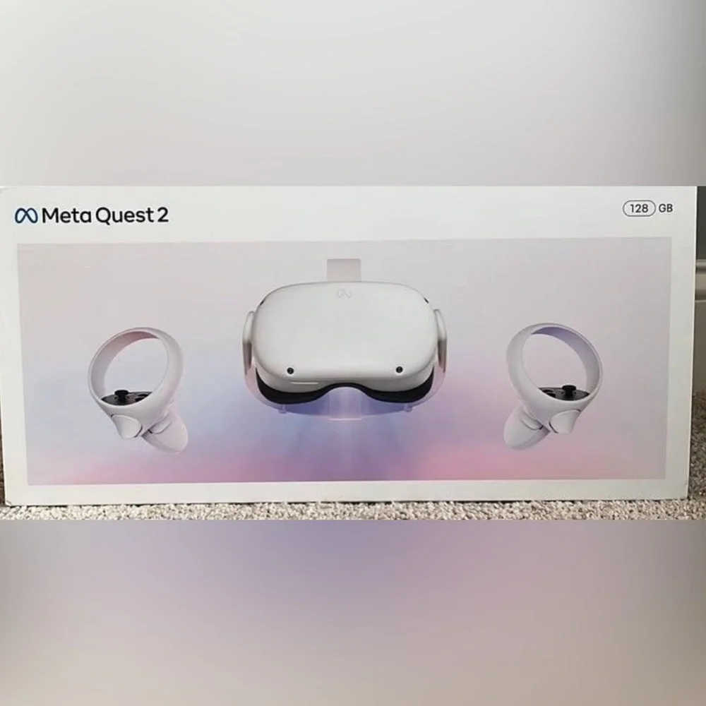 Used twice Meta Oculus Quest 2 128GB Standalone VR Headset - white